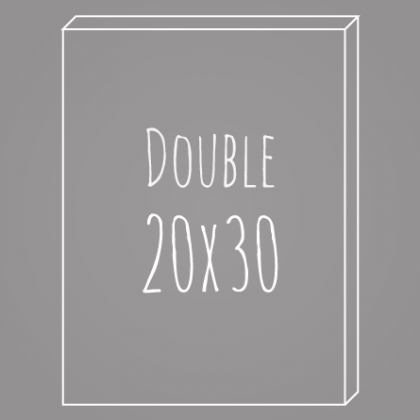 Double 20x30